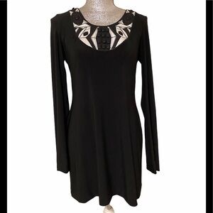 WHBM Black Embellished Dress S